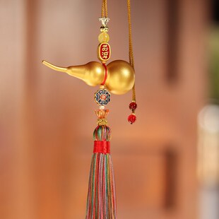 铜葫芦挂件纯铜空心开口挂饰普陀山新年乔迁之喜门挂入户门装饰