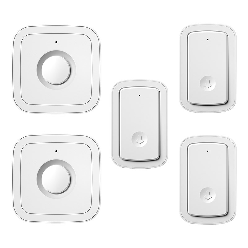 门铃无线家用智能超远距离电子遥控玲三拖二老人呼叫器插电提示器