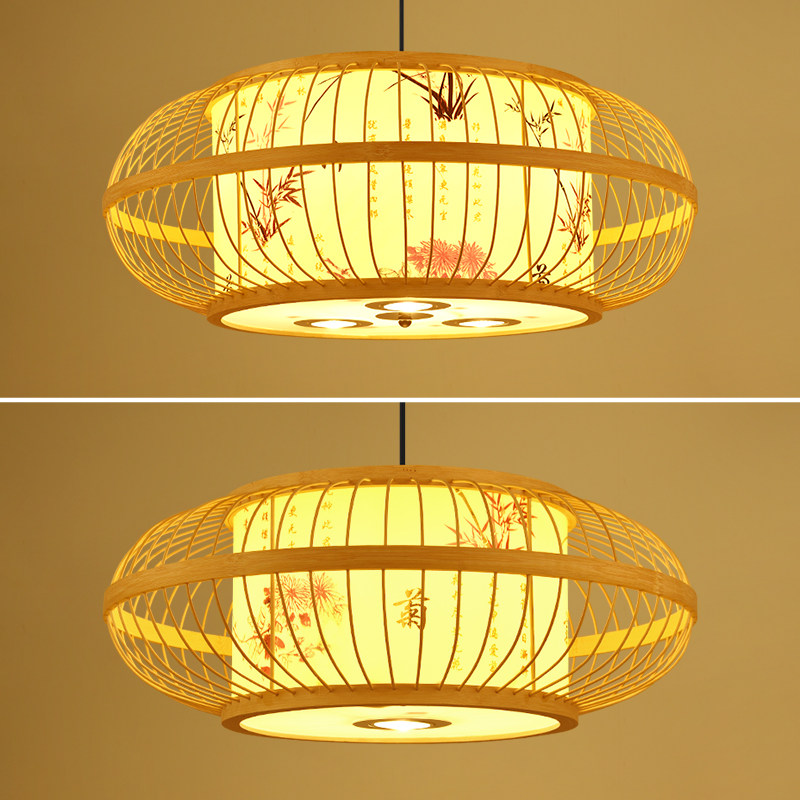 中式竹编餐厅店铺火锅店吊灯带射灯商用餐饮饭店包厢专用竹艺灯笼,家装灯饰光源,酒店/宴会厅/餐饮吊灯,淘宝优惠券,粉丝福利购,淘宝优惠卷