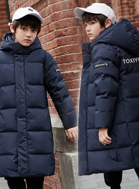 6男童7女童8中长版9羽绒服10黑白加厚11外套12大童13岁棉袄衣服冬