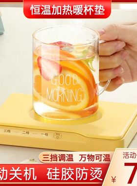暖杯垫温奶器加热垫办公s室早餐纯牛奶热奶器成人家用便携暖水杯