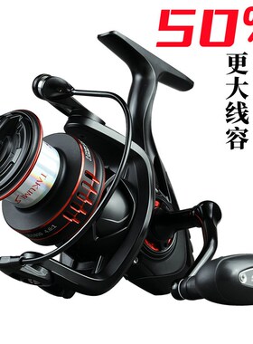 海竿远投轮抛竿渔轮纺车轮10000鱼轮渔线P轮鱼线轮锚鱼轮渔具