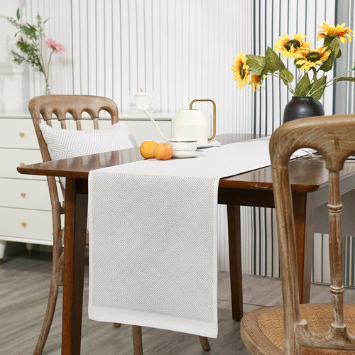 欧式现代轻奢高端桌旗中式禅意长条茶台桌布餐桌旗布美式茶桌茶旗