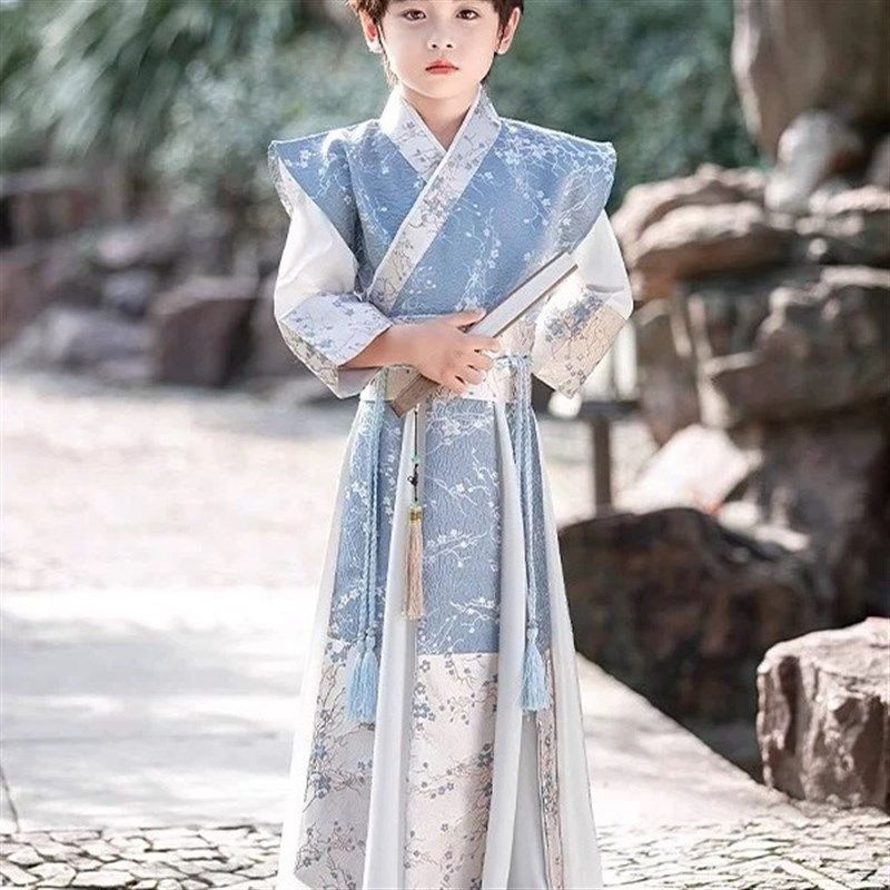 男童汉服2025新款中国风帅气古装少爷国学服儿童演出服唐装春秋款,童装/婴儿装/亲子装,汉服,淘宝优惠券,粉丝福利购,淘宝优惠卷