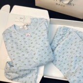 甜美小碎花莫代尔睡衣女春秋季 软糯糯长袖 长裤 2026新款 家居服套装