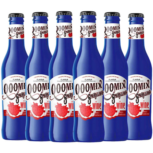 酷美客草莓乳酸菌风味气泡酒女士低度果酒小甜酒微醺270ml*6正品