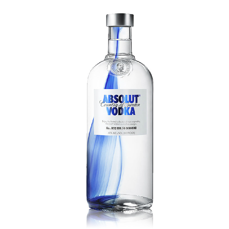 绝对(Absolut)伏特加原创限量版瑞典原装进口洋酒700ml单瓶装