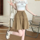 裤 休闲宽松阔腿裤 裙女2025新款 休闲五分裤 慵懒风 约会茶歇大码 短裤
