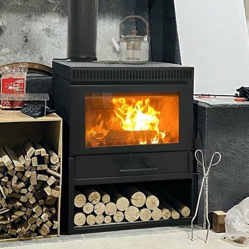 2025新款真火燃木壁炉木柴柴火家用取暖客厅农村民宿装饰取暖炉