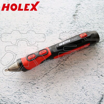 德国霍夫曼HOLEX 非接触式 测电笔 内置 LED 手电筒  配2块电池