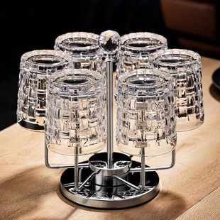 德国轻奢高档水晶玻璃威士忌杯高颜值白兰地洋酒啤酒杯子套装 家用