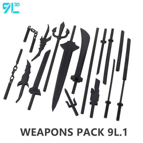 9L3D打印全套武器包人偶配件dummy13拓展件关节可动lucky网红幸运