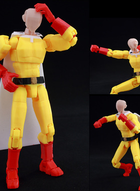 9L3D打印Dummy13多关节可动超级英雄一拳超人幸运 13人偶动漫周边