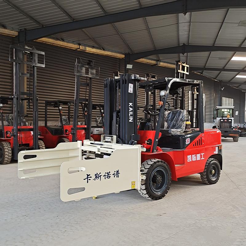 厂家柴油叉车1吨小型1.5吨吨全新内燃式搬运车带软抱夹侧移