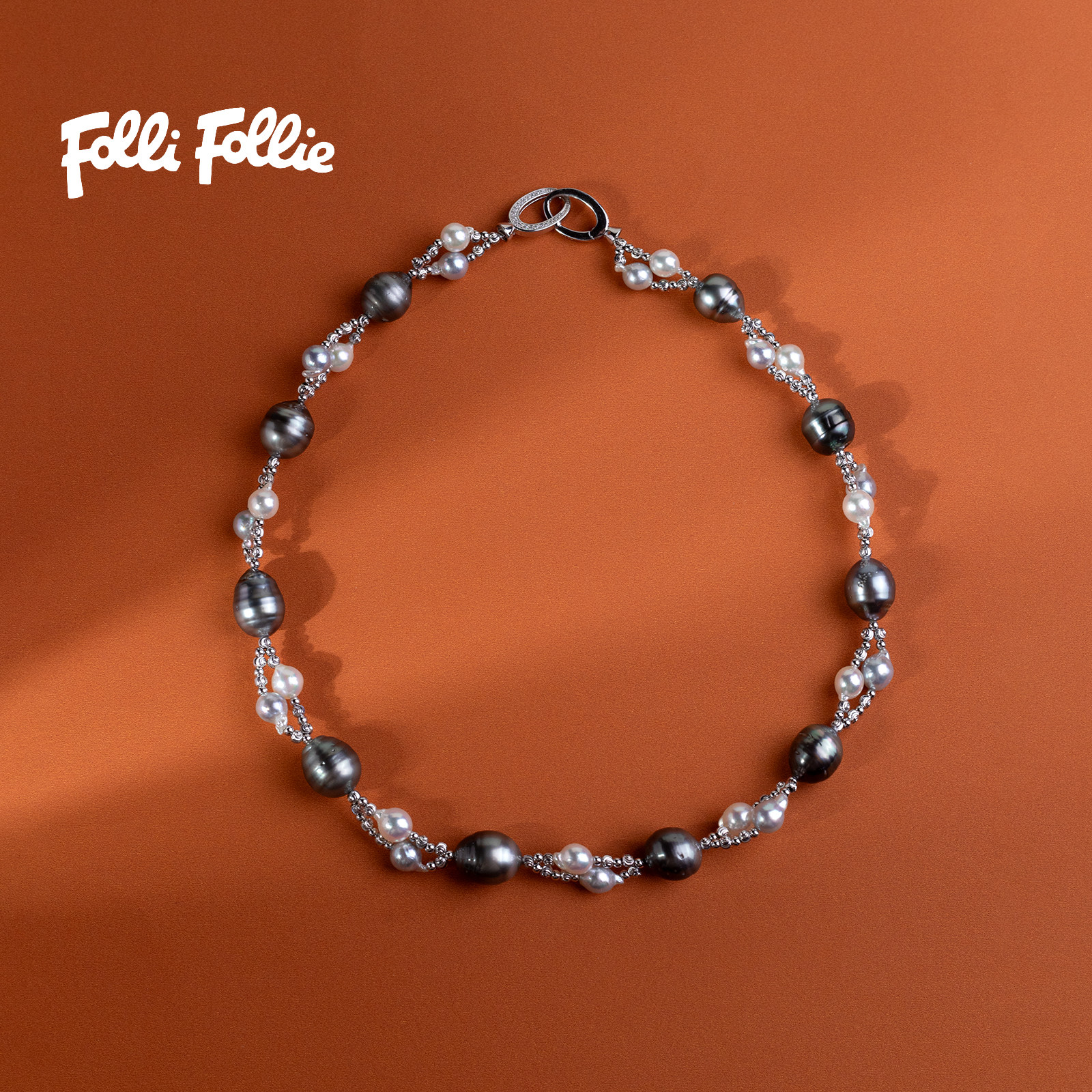 Folli Follie海水珍颈饰