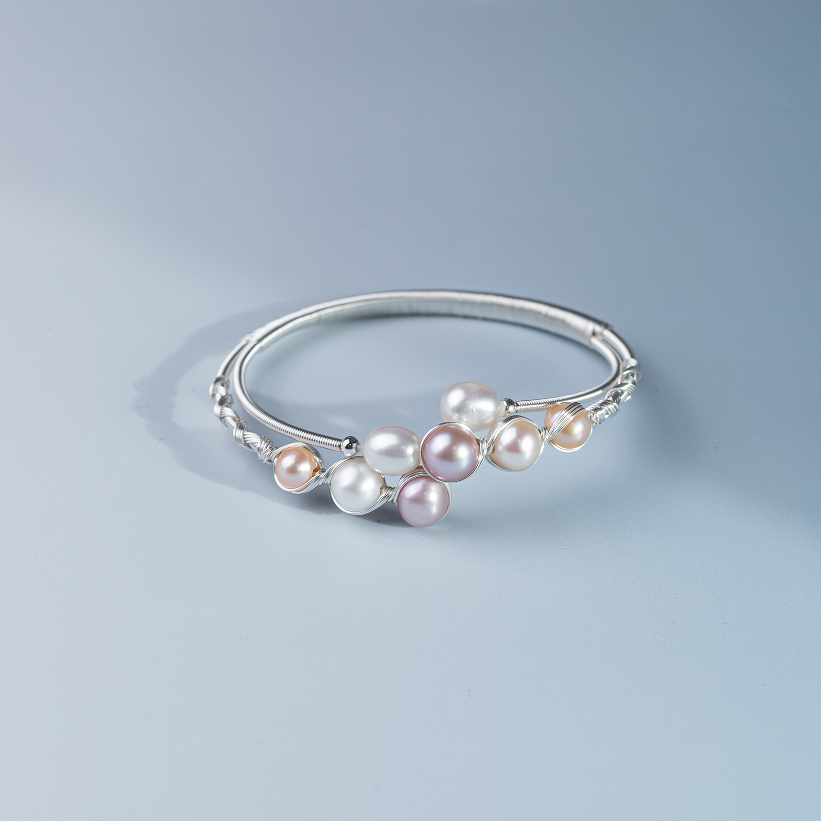 Folli Follie【宝藏珠宝】淡水珍珠多珠手镯7-9mm时尚气质