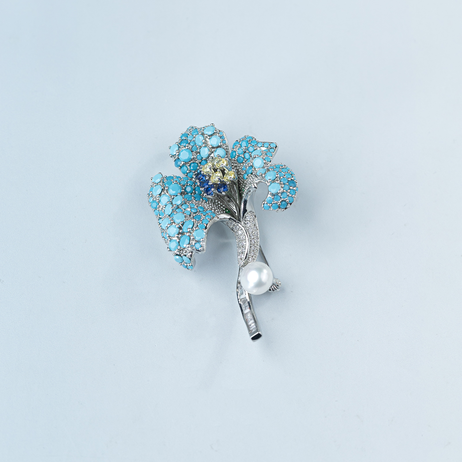 Folli Follie【烈儿专属】淡水珍珠胸针8-9mm时尚气质X0322327