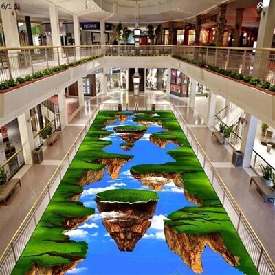 3d地毯走廊地毯客厅卧室过道楼梯眩晕地毯3d立体T地垫飘窗地毯家