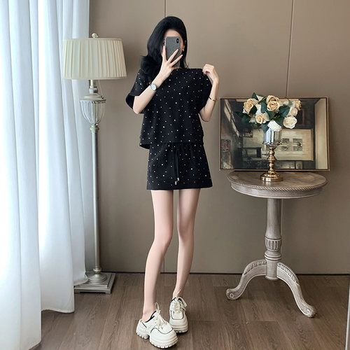 新中式休闲套装裙女n夏季新款设计感国风盘扣无袖上衣半身裙两件