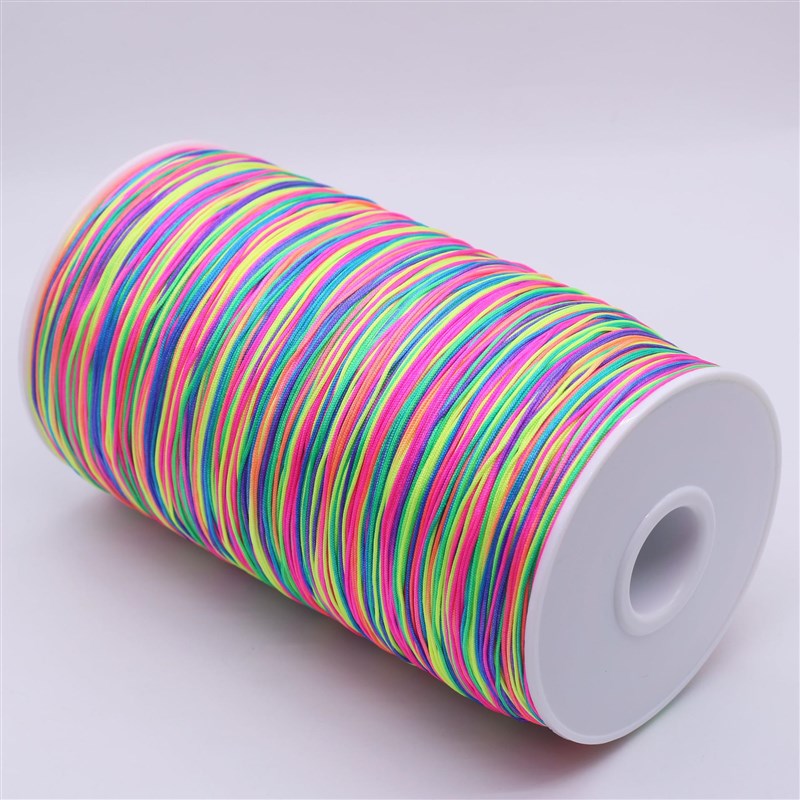 72号玉线五色线端午节手链编织绳五彩绳子七彩色挂绳材料diy