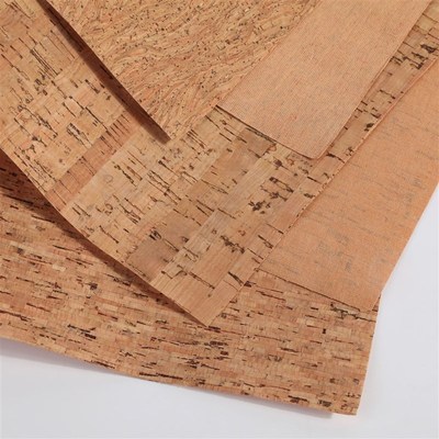 现货供应人造软木皮革人造革布料树皮纹桌垫餐垫家具软包材料