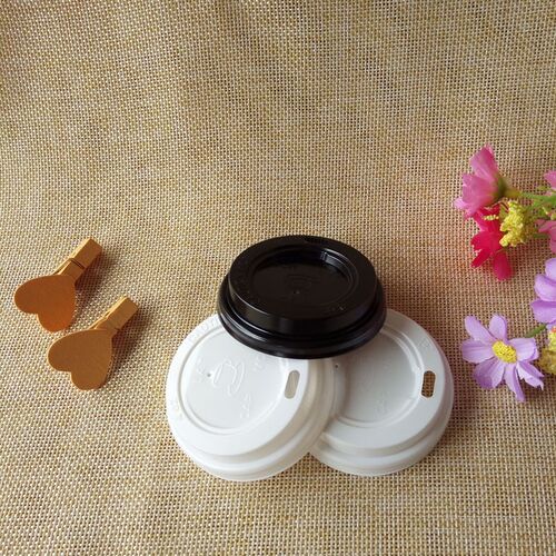 40Z 62mm 一次性塑料杯盖 热饮咖啡杯盖 厂家供应