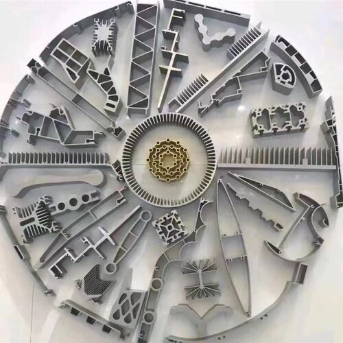 厂家挤压铝合金型材 开模定做导轨C铝材 定制导轨异型材 加工氧化