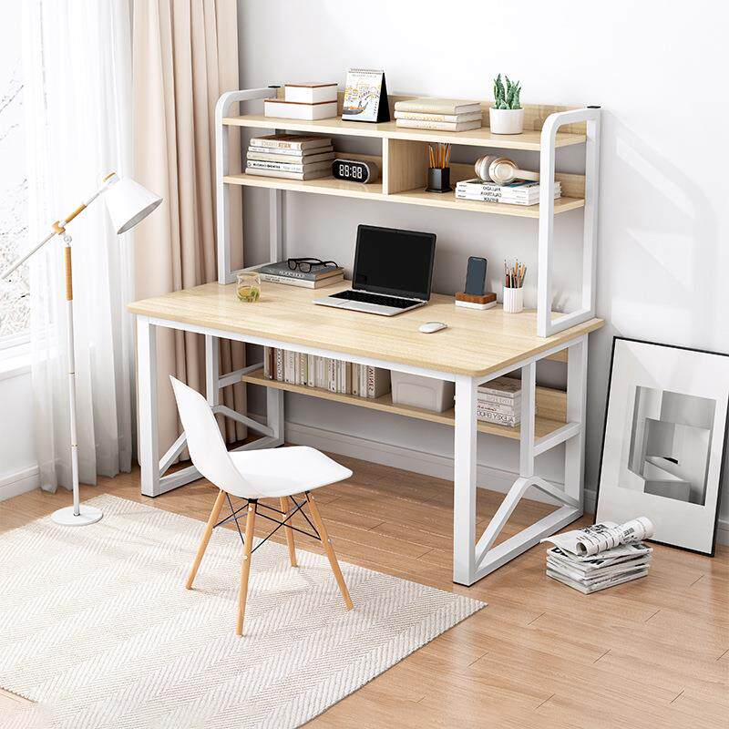 电脑桌台式书桌书架一体桌简约家用办公桌子卧室学生学习写字桌子,婴童用品,儿童勺,淘宝优惠券,粉丝福利购,淘宝优惠卷