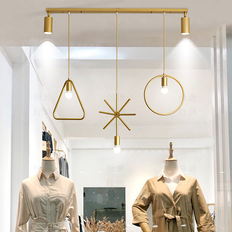 轻奢服装店橱窗灯吧台创意商用网红女装店铺装饰童装店美甲店吊灯