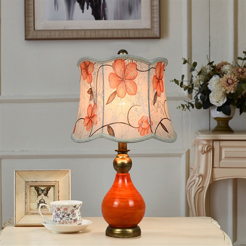 美式创意简约卧室床头台灯复古欧式书房客厅个性艺术婚房装饰灯具