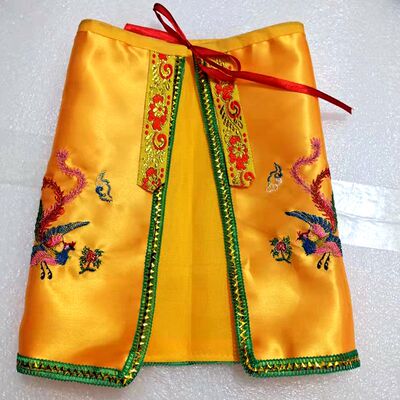 佛像披风龙袍绣凤衣娘娘财神关公袍神像袍大小双层披肩佛袍观音服