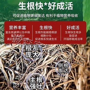 金弹子爆根剂多菌灵生根粉扦插盆景专用肥快速壮苗药水复活营养液