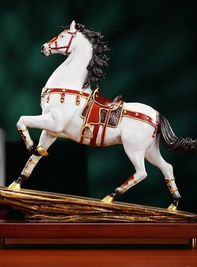 彩铜马摆件《马到成功》一马当先铜马家居客厅乔迁开业乔迁礼品