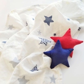 婴儿浴巾纯棉纱布襁褓单层被子夏季 擦身盖被床单包巾盖巾婴儿童