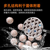 石英培菌球滤材净水神器纳米球硝化细菌屋陶瓷环鱼缸过滤材料