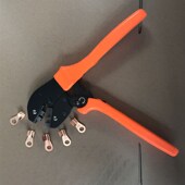 压线范围10A 铜鼻子压线钳 30A 铜开口线耳压线钳 开口鼻压线钳