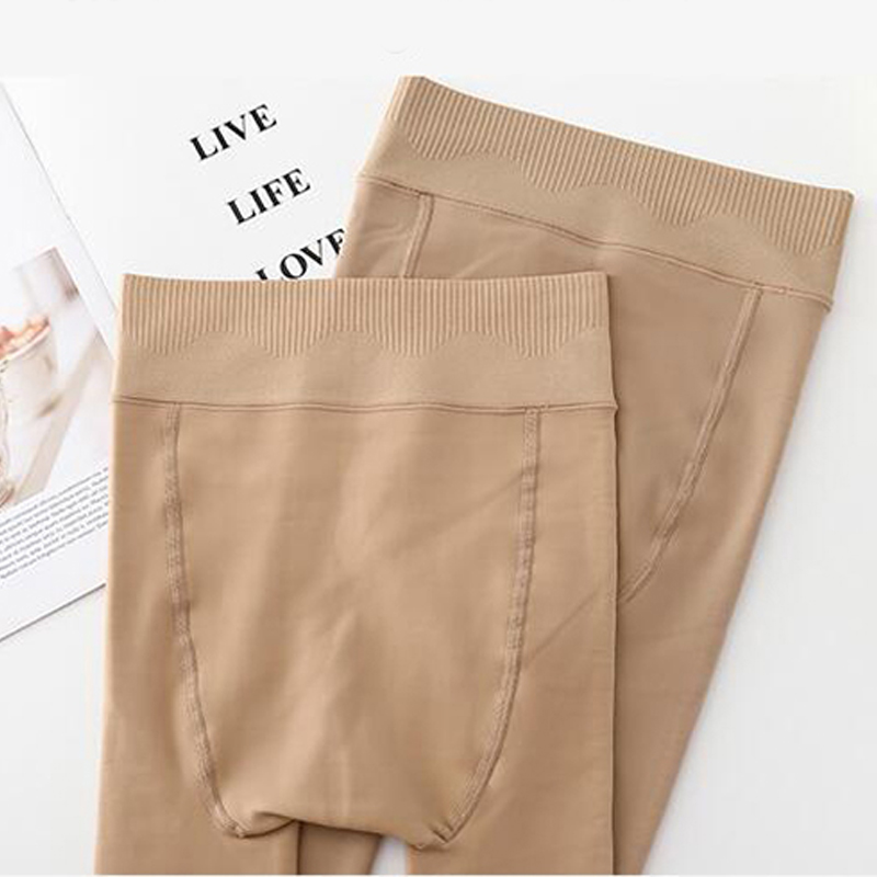 晨尔VC水光袜水膜袜9050加绒丝袜秋冬裸感光腿连裤袜防勾丝打底袜