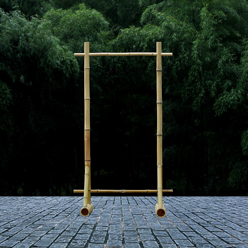 竹子竹架子展示架造景装饰竹杆露营婚庆陈列道具美陈场景布置竹筒