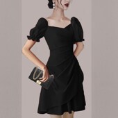 敬酒服新娘2021新款 红色小个子礼服裙女回门连衣裙平时可穿 夏季