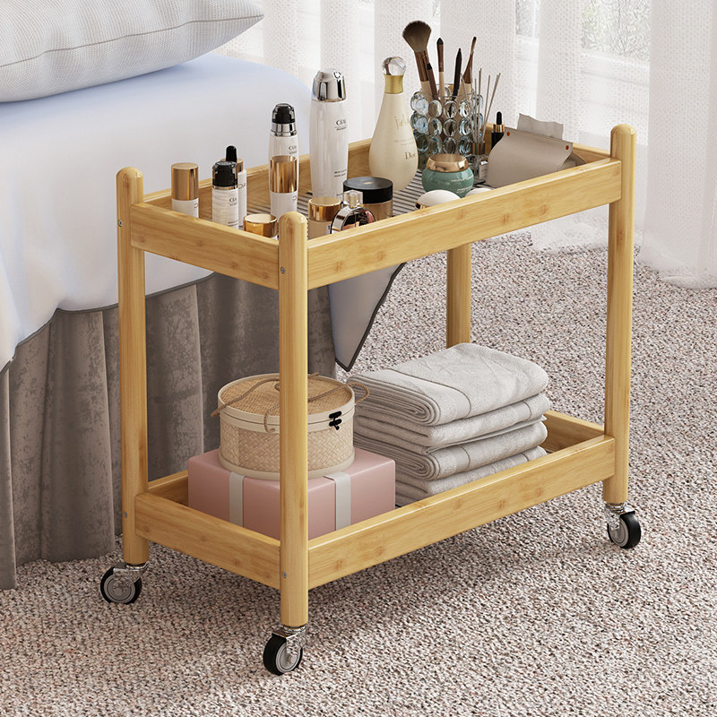 美容院可移动小推车实木多功能置物架子理髲店手推工具车角几边几,住宅家具,移动边几/推车,淘宝优惠券,粉丝福利购,淘宝优惠卷