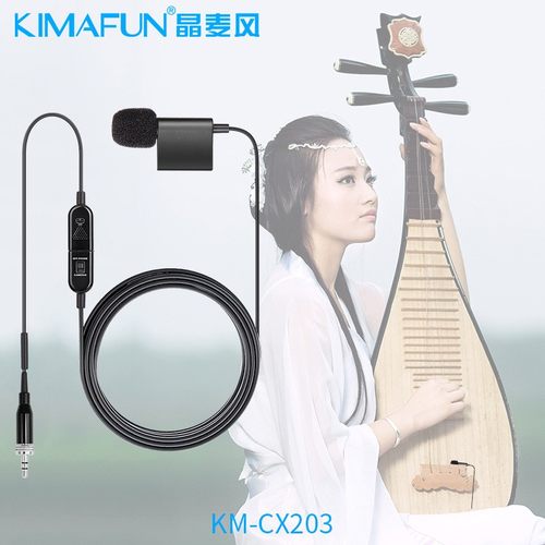 晶麦风CX203琵琶麦克风专用拾音器无线有线两用舞台演出乐器话筒