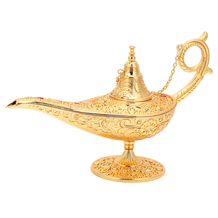 阿拉丁酒壶神灯创意许愿灯复古乔迁大小号礼物家居客厅摆件工艺品
