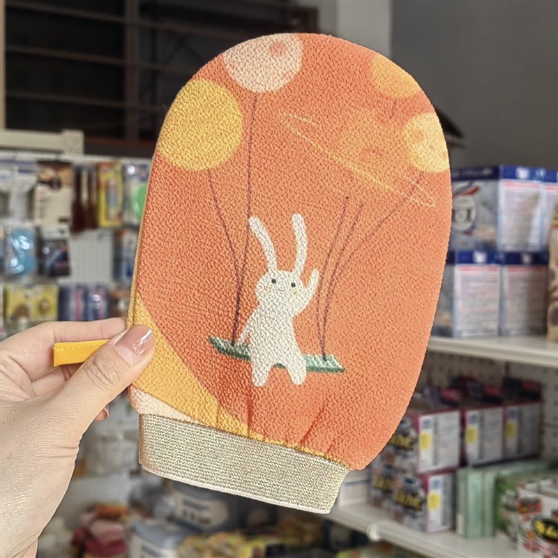 可爱加棉夏季强力搓澡巾洗澡巾沐浴手套粉嫩卡哇伊收口女生学生