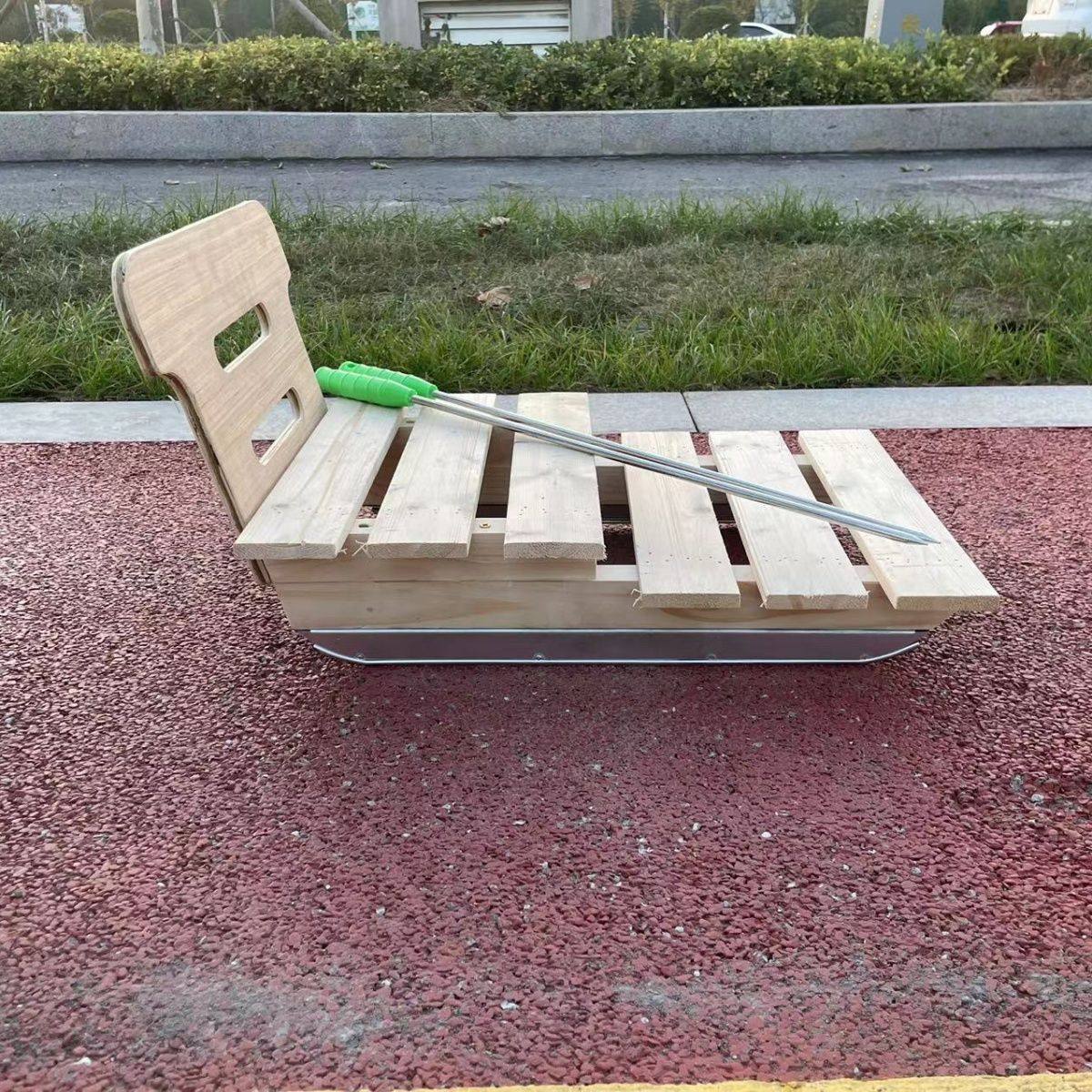 新款实木滑冰车带座儿童冰车户外成人冰刀滑冰车坐式东北爬犁木质,户外/登山/野营/旅行用品,雪橇板,淘宝优惠券,粉丝福利购,淘宝优惠卷