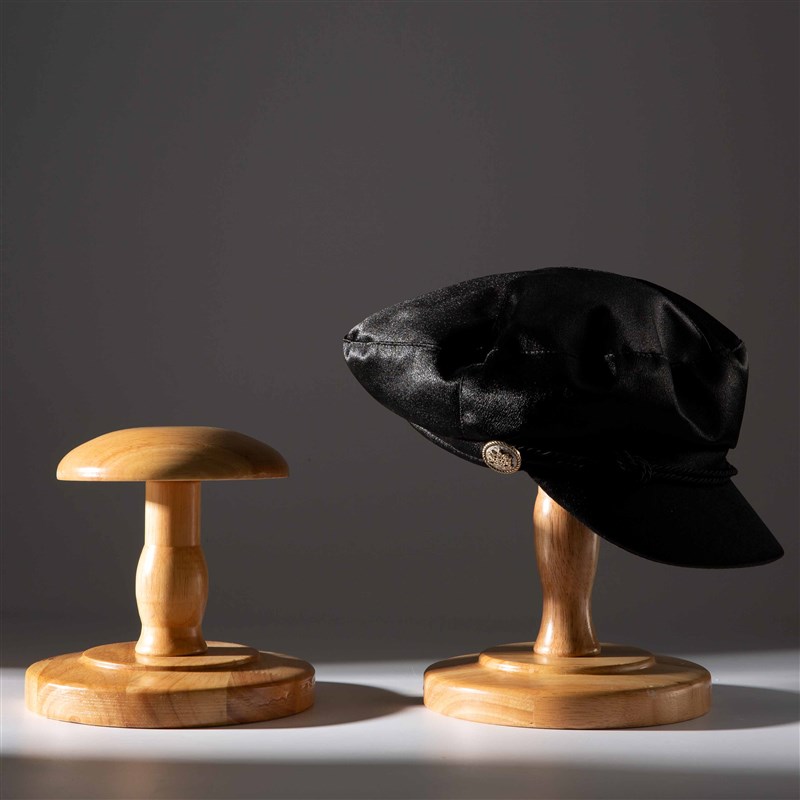 女装店帽子木头展示架子橱窗陈列道具帽架假人头假发男女饰品帽托