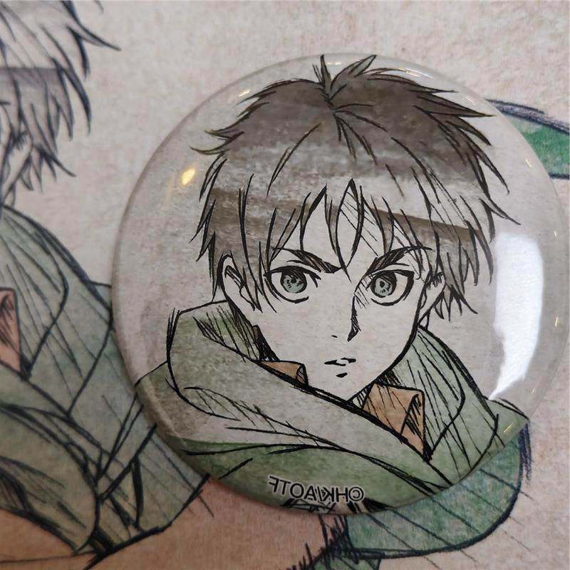 进击巨人艾伦cd威尔吧唧稀有原画日版谷子现货徽章自制日谷散货