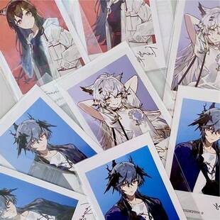 日版谷子 明日方舟POP UP丸井拍立得 逻各斯 拉普兰德 德克萨斯