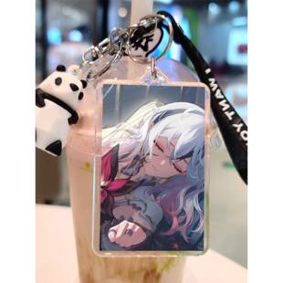 鸣潮椿图片定制钥匙扣双面制作执花椿款卡通挂件diy公仔饰品