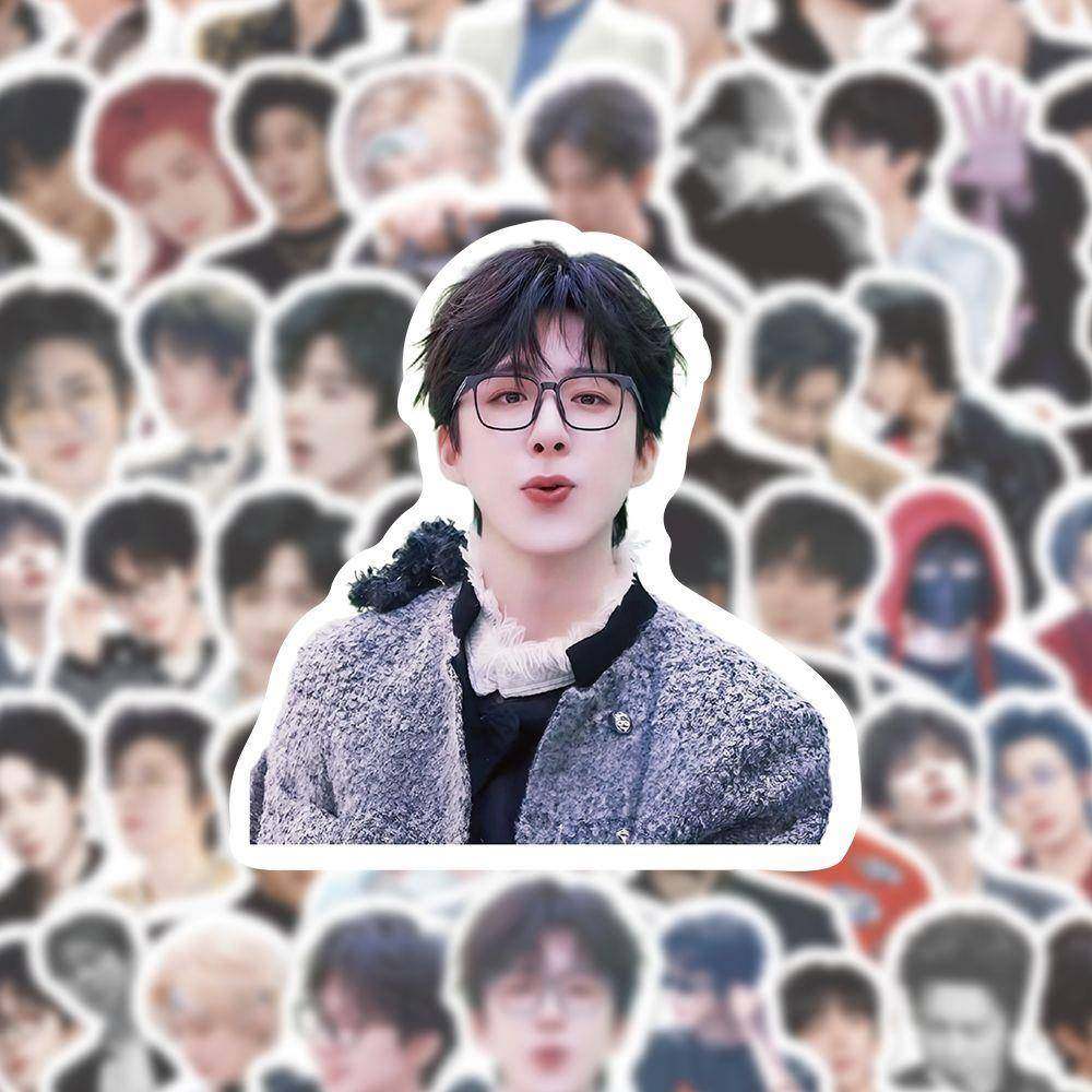 新120张刘宇宁帅气高颜值氛围感明星应援贴纸装饰手账本DIY手机壳