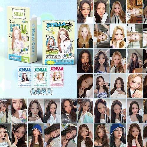 STELLA金多绚小卡Hearts2Hearts韩国女团LOMO闪卡明星应援周边16